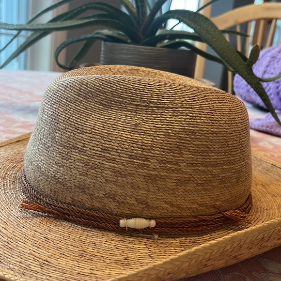 Vintage Sahuayo Legitimo Straw Sun Hat - made in Mexico  size 57 or Medium - Picture 6 of 10